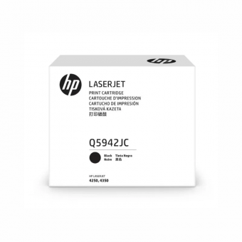 Картридж HP Q5942JC оригинальный чёрный для принтеров Laserjet 4250 | Laserjet 4350