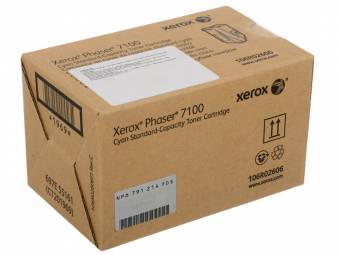Картридж Xerox 106R02606 оригинальный синий для принтеров Phaser 7100