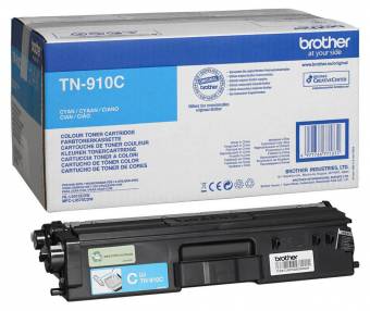 Картридж Brother TN-910C оригинальный синий для принтеров HL-L9310CDW | MFC-L9570CDW