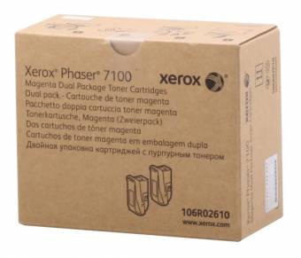 Картридж Xerox 106R02610 оригинальный красный для принтеров Phaser 7100