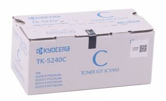 Картридж Kyocera 1T02R7CNL0 TK-5240C оригинальный синий для принтеров ECOSYS P5026cdn | ECOSYS P5026cdw | ECOSYS M5526cdn | ECOSYS M5526cdw