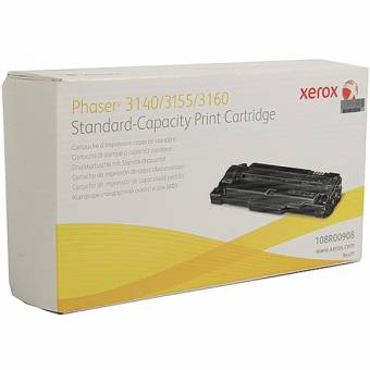 Картридж Xerox 108R00908 оригинальный чёрный для принтеров Phaser 3140 | Phaser 3155 | Phaser 3160