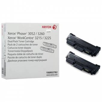 Картридж Xerox 106R02782 оригинальный чёрный для принтеров Phaser 3052 | Phaser 3260 | WorkCentre 3215 | WorkCentre 3225