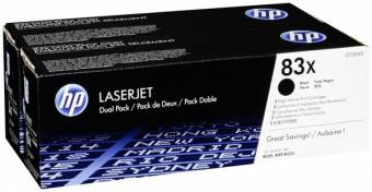 Комплект картриджей HP CF283XF (CF283XD) 83X оригинальный чёрный для принтеров Laserjet Pro M201 | Laserjet Pro MFP M225