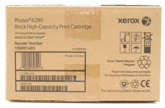 Картридж Xerox 106R01403 оригинальный чёрный для принтеров Phaser 6280
