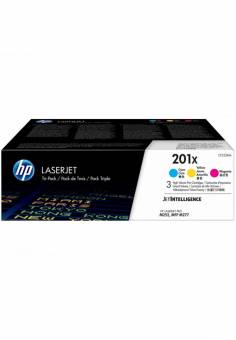 Комплект картриджей HP CF253XM 201X оригинальный цветной для принтеров Laserjet Pro M452 | Laserjet Pro MFP M277