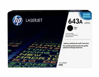 Картридж HP Q5950A 643A оригинальный чёрный для принтеров Laserjet 4700