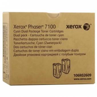 Картридж Xerox 106R02609 оригинальный синий для принтеров Phaser 7100