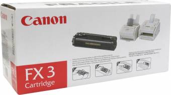 Картридж Canon 1557A003 FX3 оригинальный чёрный для принтеров L200 | L220 | L240 | L290 | L300 | L350