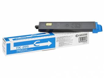 Картридж Kyocera 1T02K0CNL0 TK-895C оригинальный синий для принтеров FS-C8020MFP | FS-C8025MFP | FS-C8520MFP | FS-C8525MFP