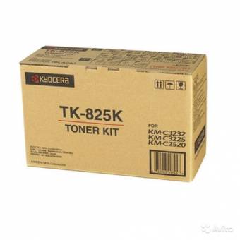 Картридж Kyocera 1T02FZ0EU0 TK-825K оригинальный чёрный для принтеров KM-C2520 | KM-C2525E | KM-C3232 | KM-C3232E | KM-C4035E