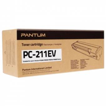 Картридж Pantum PC-211EV оригинальный чёрный для принтеров P2200 | P2207 | P2507 | P2500W | M6500 | M6607