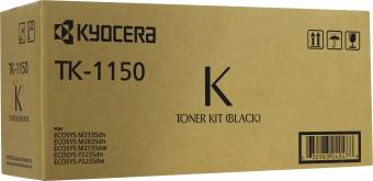 Картридж Kyocera 1T02RV0NL0 TK-1150 оригинальный чёрный для принтеров ECOSYS P2235d | ECOSYS P2235dn | ECOSYS P2235dw | ECOSYS M2135dn | ECOSYS M2635dn | ECOSYS M2635dw | ECOSYS M2735dw