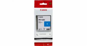 Картридж Canon 2886C001 PFI-120C оригинальный синий для принтеров imagePROGRAF TM-200 | imagePROGRAF TM-205 | imagePROGRAF TM-300 | imagePROGRAF TM-305