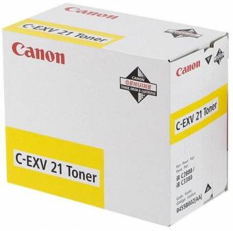 Картридж Canon 0455B002 C-EXV21 Toner Y оригинальный желтый для принтеров iR C2380 | iR C2880 | iR C3080 | iR C3380 | iR C3580