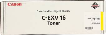 Картридж Canon 1066B002 C-EXV16 Toner Y оригинальный желтый для принтеров CLC 4040 | CLC 5151 | iR C4080i | iR C4580i | iR C5185i
