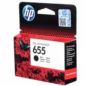 Картридж HP CZ109AE №655 оригинальный чёрный для принтеров DeskJet Ink Advantage 6525 | DeskJet Ink Advantage 4615 | DeskJet Ink Advantage 4625 e-AiO | DeskJet Ink Advantage 5525 | DeskJet Ink Advantage 3525