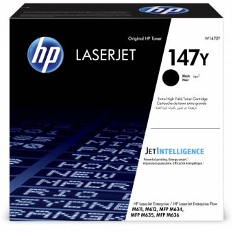 Картридж HP W1470Y 147Y оригинальный чёрный для принтеров Laserjet Enterprise M611 | Laserjet Enterprise M612 | Laserjet Enterprise MFP M634 | Laserjet Enterprise MFP M635 | Laserjet Enterprise MFP M636