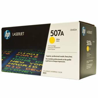 Картридж HP CE402A 507A оригинальный желтый для принтеров LaserJet Enterprise M551 | LaserJet Enterprise 500 MFP | LaserJet Enterprise M575