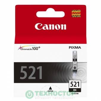 Canon 2933B004 CLI-521BK оригинальный чёрный