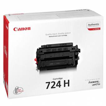 Картридж Canon 3481B002 724 оригинальный чёрный для принтеров i-Sensys MF515x | i-Sensys MF512x | i-Sensys LBP6750dn | i-Sensys LBP6780x