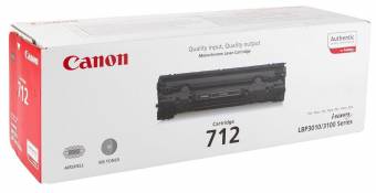 Картридж Canon 1870B002 712 оригинальный чёрный для принтеров i-Sensys LBP3010 Series | i-Sensys LBP3100 Series