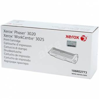 Картридж Xerox 106R02773 оригинальный чёрный для принтеров Phaser 3020 | WorkCentre 3025