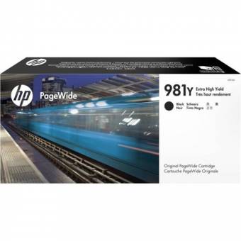 Картридж HP L0R16A №981Y оригинальный чёрный для принтеров Pagewide Enterprise Color 556 | Pagewide Enterprise Color MFP 586