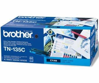 Картридж Brother TN-135C оригинальный синий для принтеров HL-4040CN | HL-4050CDN | HL-4070CDW