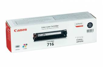 Картридж Canon 1980B002 716BK оригинальный чёрный для принтеров i-Sensys LBP5050 | i-Sensys MF8030C | i-Sensys MF8040C | i-Sensys MF8050C | i-Sensys MF8080C