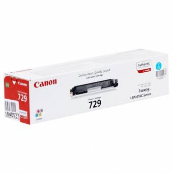 Картридж Canon 4369B002 729C оригинальный синий для принтеров i-Sensys LBP7010CSeries