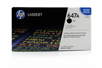 Картридж HP CE260A 647A оригинальный чёрный для принтеров LaserJet Enterprise CP4025 | LaserJet Enterprise CP4525