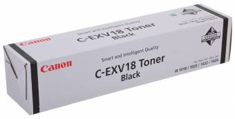 Картридж Canon 0386B002 C-EXV18 оригинальный чёрный для принтеров iR 1018 | iR 1020 | iR 1022 | iR 1024