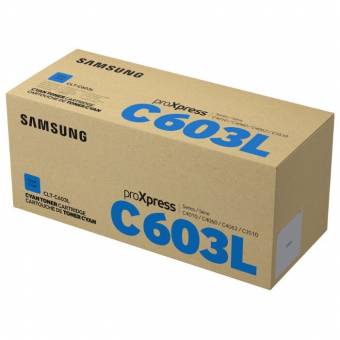 Картридж Samsung CLT-C603L оригинальный голубой для принтеров ProXpress C4010 | C4060 | C4062 | C3510