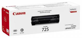Картридж Canon 3484B005/3484B002 725 оригинальный чёрный для принтеров i-Sensys LBP6000Series | i-Sensys MF3010