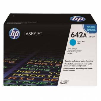Картридж HP CB401A 642A оригинальный синий для принтеров LASERJET CP4005