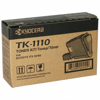 Картридж Kyocera 1T02M50NX1 TK-1110 оригинальный чёрный для принтеров FS-1020MFP | FS-1040 | FS-1120MFP