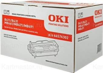 OKI 44574302 оригинальный чёрный для принтеров B411 | B431 | MB461 | MB471 | MB491