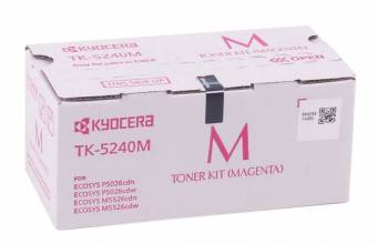 Картридж Kyocera 1T02R7BNL0 TK-5240M оригинальный красный для принтеров ECOSYS P5026cdn | ECOSYS P5026cdw | ECOSYS M5526cdn | ECOSYS M5526cdw