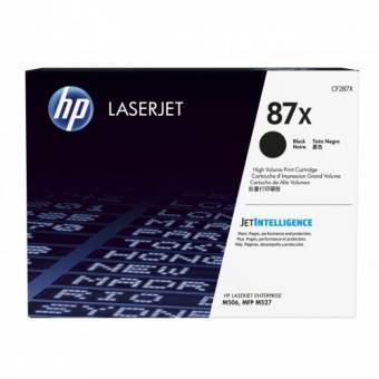 Картридж HP CF287X 87X оригинальный чёрный для принтеров Laserjet Enterprise M506 | Laserjet Enterprise MFP M527