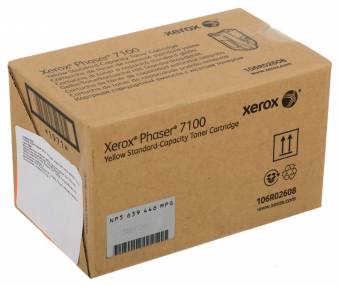 Картридж Xerox 106R02608 оригинальный желтый для принтеров Phaser 7100
