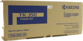 Картридж Kyocera 1T02LX0NLC TK-350 оригинальный чёрный для принтеров FS-3040MFP | FS-3140MFP | FS-3540MFP | FS-3640MFP | FS-3920DN