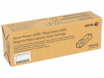 Картридж Xerox 106R01602 оригинальный красный для принтеров Phaser 6500 | WorkCentre 6505