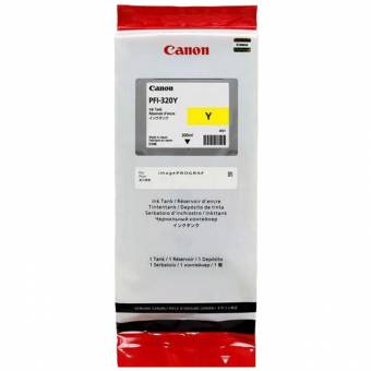 Картридж Canon 2893C001 PFI-320Y оригинальный желтый для принтеров imagePROGRAF TM-205 | imagePROGRAF TM-200 | imagePROGRAF TM-300 | imagePROGRAF TM-305