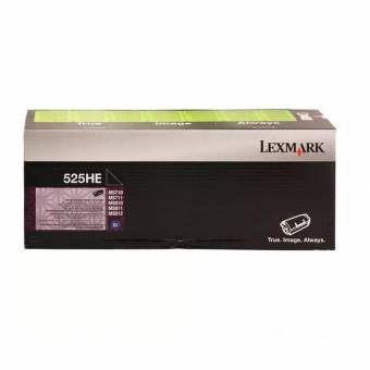 Картридж Lexmark 52D5H0E 525HE оригинальный чёрный для принтеров MS812de | MS812dn | MS810de | MS811dn | MS810dn | MS812dtn | MS810n | MS811n | MS810dtn | MS811dtn