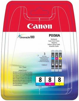 Canon 0621B029 CLI-8 C/M/Y Multipack оригинальный цветной