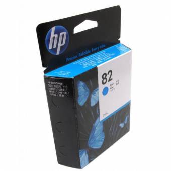 Картридж HP CH566A №82 оригинальный синий для принтеров DJ 500 500PS 510 28ml
